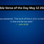 Bible Verse of the Day May 12 2025