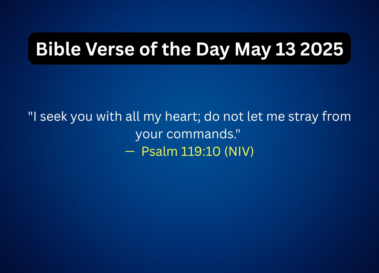 Bible Verse of the Day May 13 2025
