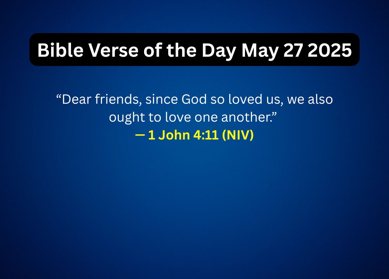 Bible Verse of the Day May 27 2025