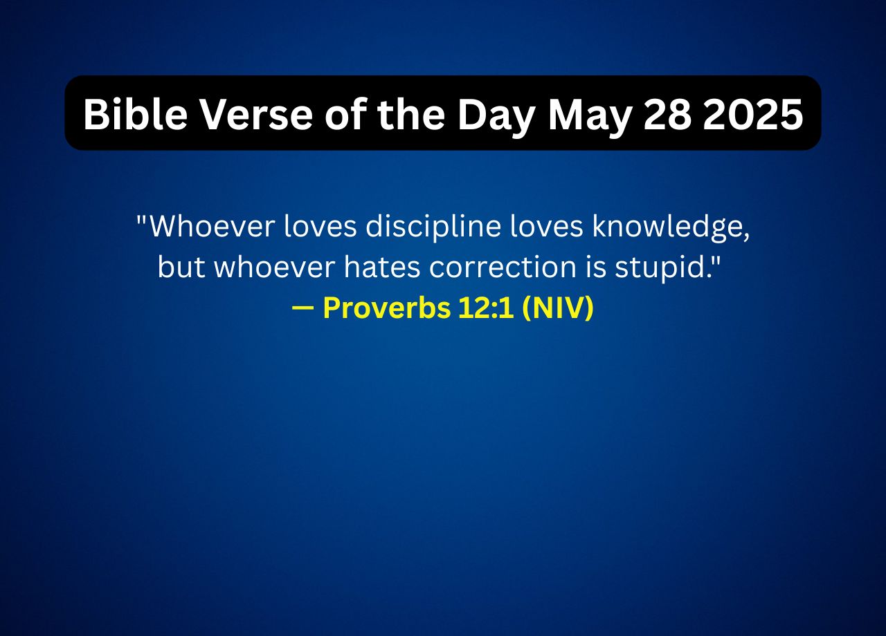 Bible Verse of the Day May 28 2025