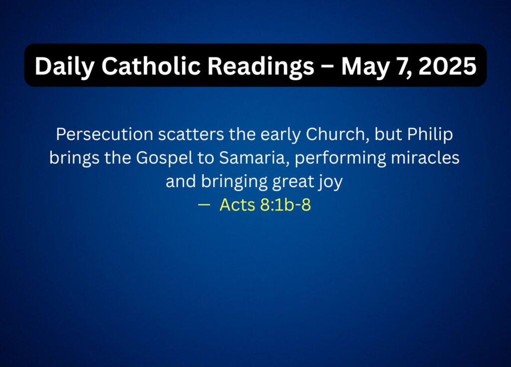 KJV Verse of the Day May 7 2025