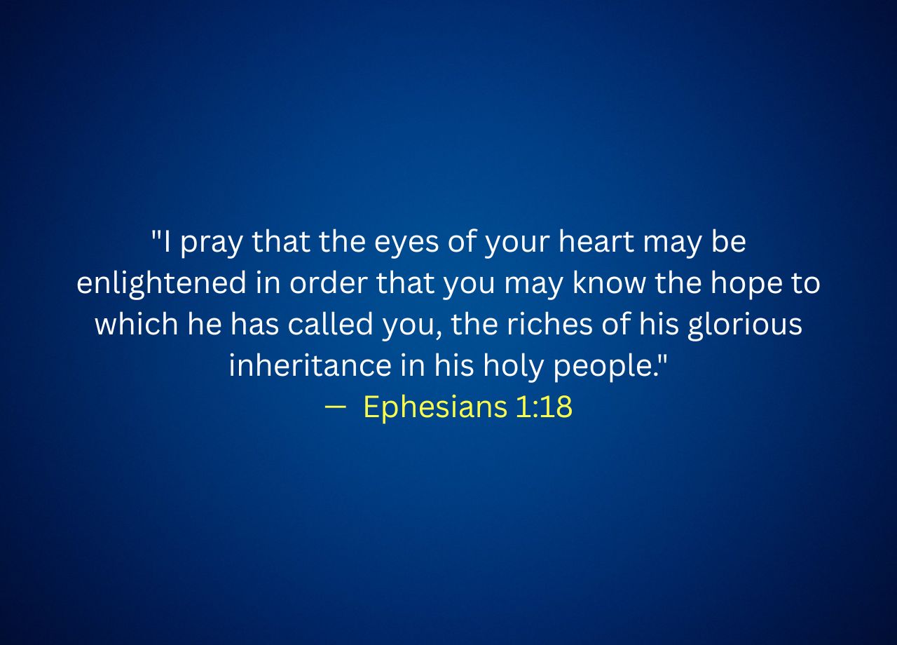 Ephesians 1:18