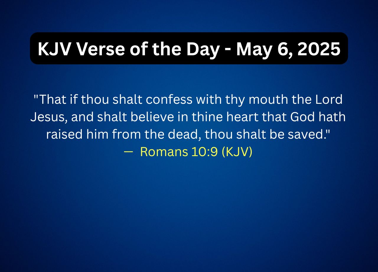 KJV Verse of the Day - May 6, 2025