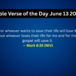 Bible Verse of the Day June 13 2025