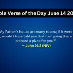Bible Verse of the Day June 14 2025